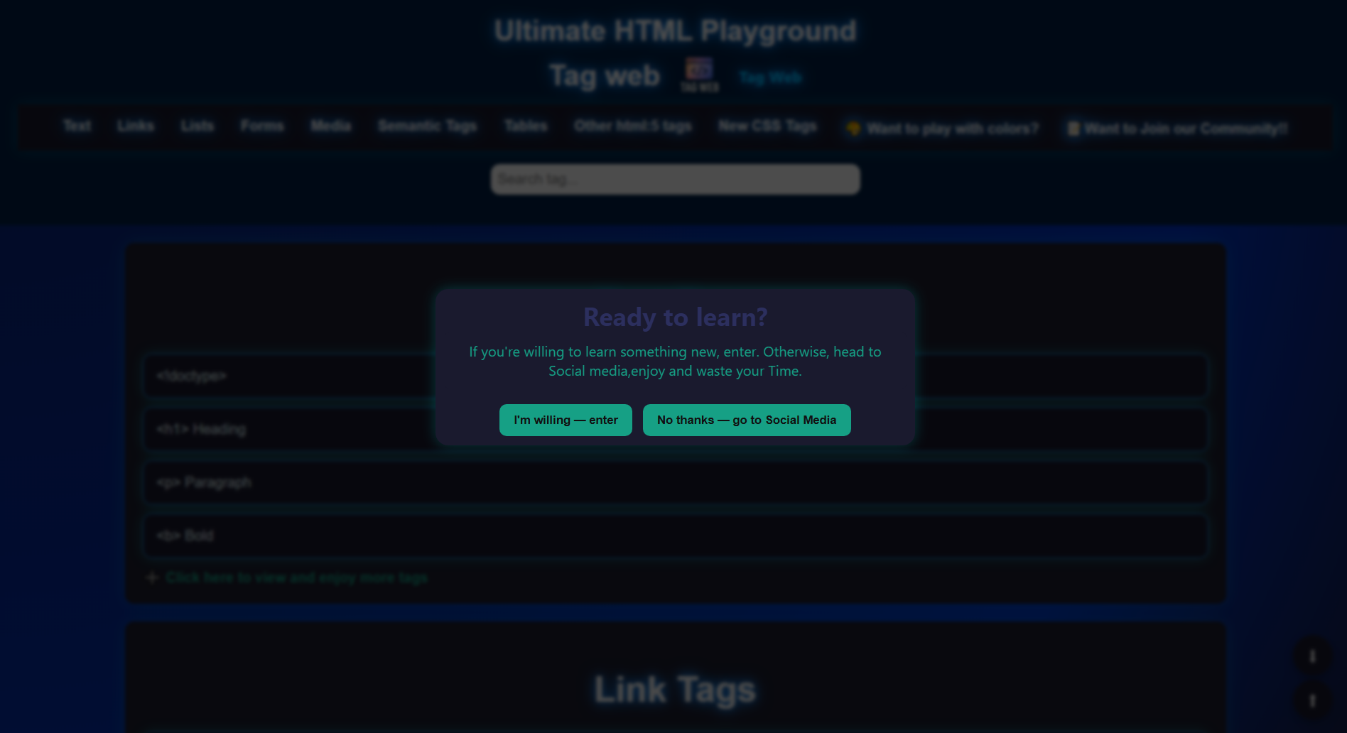 Tag Web
